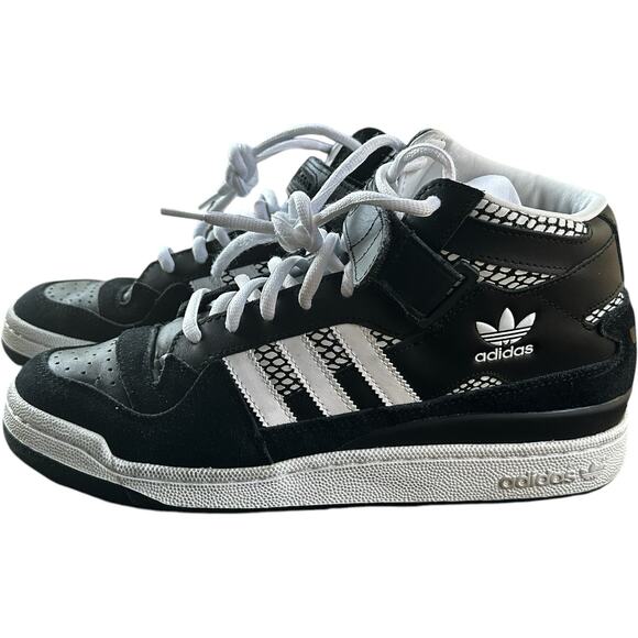 Adidas Original Mid Snake Black Classic EVM 004001 Sz 11 Mens Sneaker Shoes 2015 - Picture 2 of 10